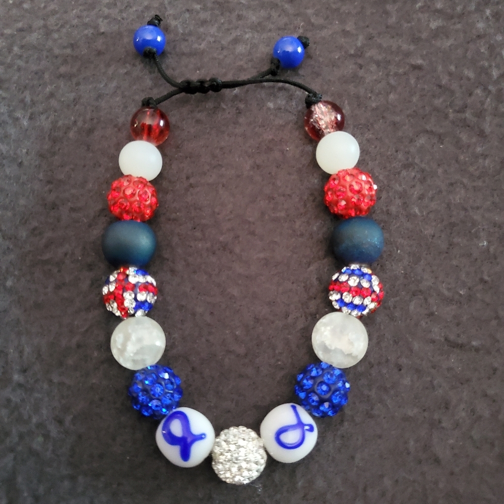 Handmade 4th of July Bracelet